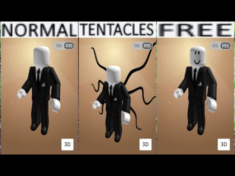 AVATAR TRICK] How to make a SLENDERMAN AVATAR for FREE! (ROBLOX) 