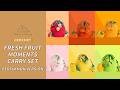 【EN1114】Fresh Fruit Moments Carry Set-Persimmon Crochet Tutorial | Susan's Family