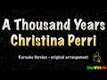 Christina Perri - A Thousand Years (New Karaoke Version)