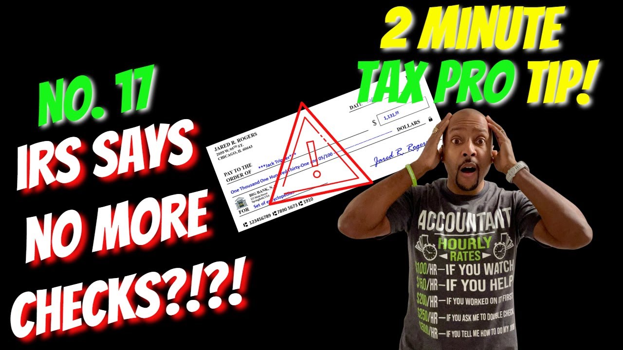 Налоговая служба США отменяет чеки на возврат налогов и бумажные платежи — что теперь должны дела...