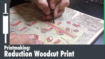 How to make a reduction woodcut print