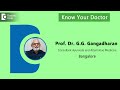 Profdr g g gangadharan best ayurveda physicantekri ayurveda centre bengaluruknow your doctor