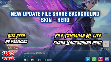 File Data Open Penghargaan Share Background Skin Hero   | Ml Lite
