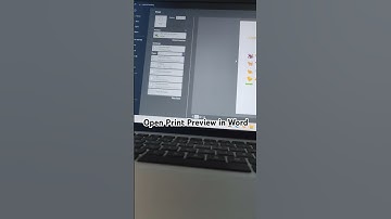 How to Open Print Preview in Word! #shorts #msword #computer #windows #tricks #tech