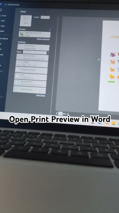 How to Open Print Preview in Word! #shorts #msword #computer #windows # ...