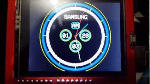 Analog Clock Ver.2 With Arduino Uno + TFT LCD Shield 2.4" Adafruit