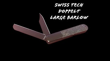 ANOTHER AFFORDABLE BANGER FROM SWISS TECH 🔥⚔️🔥 THE DOPPELT LARGE BARLOW SLIP JOINT