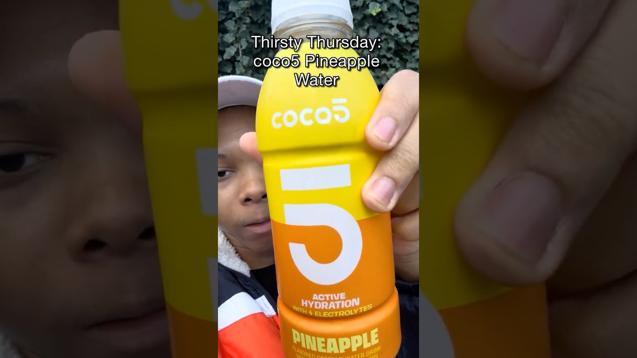 Thirsty Thursday: coco5 Pineapple Water! 