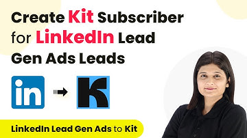 How to Create Kit Subscriber for LinkedIn Lead Gen Ads Leads | LinkedIn Lead Gen Ads to Kit