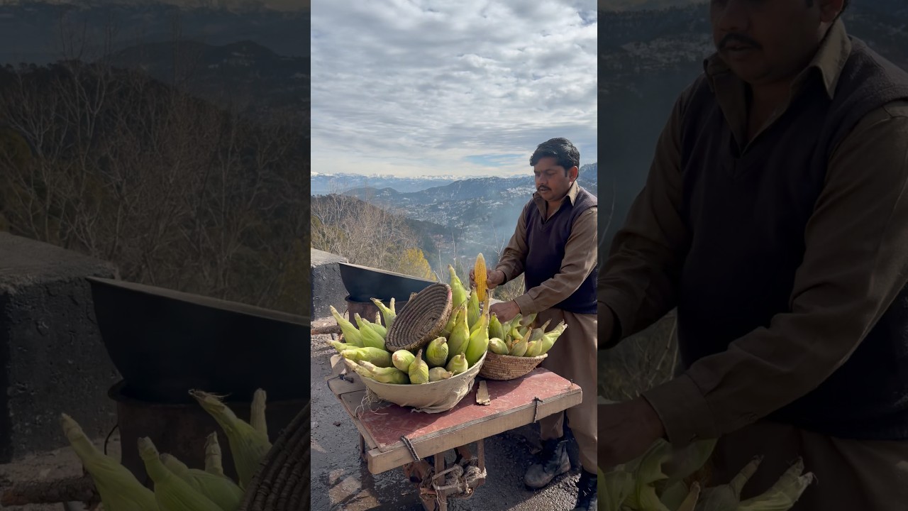 100 долларов Пакистанская уличная кукуруза 