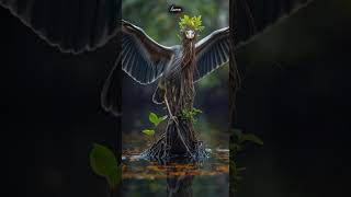 Mangrove Heron – Serene Plant-Animal Hybrid | Plantimals Universe