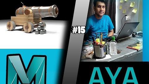 CANNON SPEED MODELING  (toap) MAYA 3D ANIMATION..