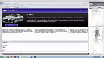 Slice Photoshop image and create html and css website. (Part 5)