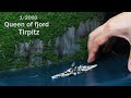 Making 1/2000 Tirpitz in Fjord