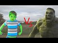 Hollywood Hulk vs real life Hulk banana transformation