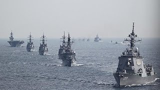 第２８回自衛隊観艦式＝海自最大の護衛艦「いずも」などが参加