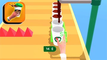 Coffee Stack ☕️🥤🧁All Levels Gameplay Android, iOS CS1GP1 New Game*