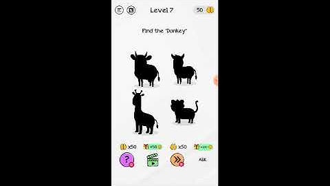 Braindom level 7 Walkthrough Solution