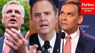 McCarthy Calls For Ethics Investigation Into George Santos — But Also Points Finger At Adam Schiff