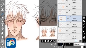 How to Use Layer Mask, Clipping Mask, and Alpha Lock in Ibispaintx - for beginners (digital art)