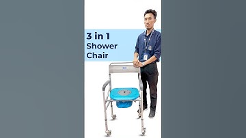 Vissco Comfort 3-in-1 Foldable Commode & Shower Chair #hdu #hduhealthcare #wheelchair #showerchair