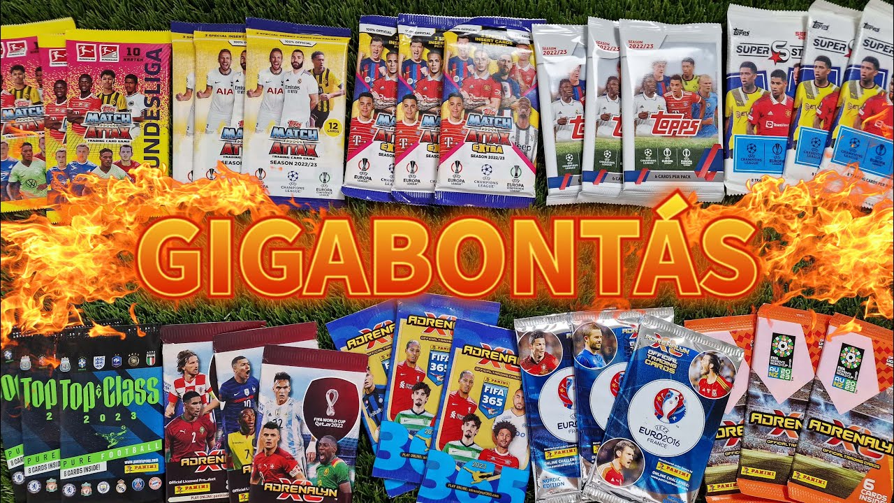 GIGABONTÁS | Két nagy focis kártya gyártó legjobb csomagjai!