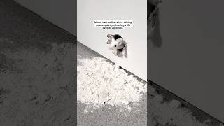 Meet the tiny talking mouse by Ryan Gander in Bourse de Commerce in Paris.