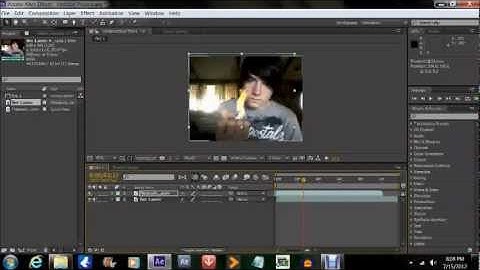 Fire in hand effect (after effects tutorial)