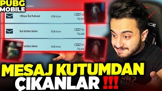 BÖYLE BİŞEY GÖREN VARSA HESABIMI SİLERİM! MESAJ KUTUMDAN ÇIKANLARA İNANAMAYACAKSINIZ  PUBG Mobile