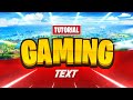 Gaming text tutorial in photoshop free psd  tutorial by edwarddzn