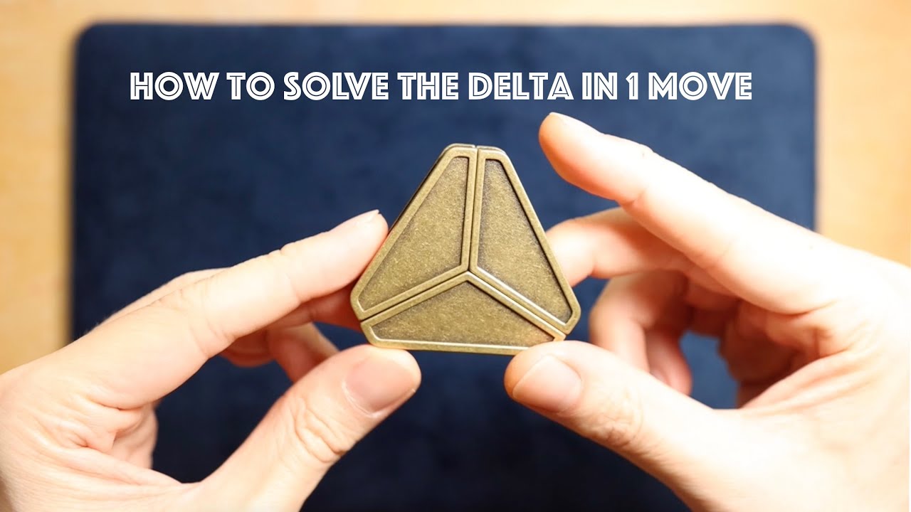 How to solve Hanayama Cast Delta in 1 move