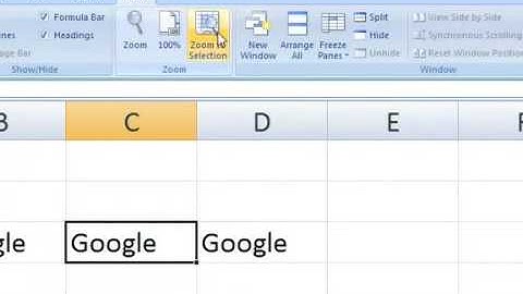 MS excel 2007 hindi/urdu-View menu