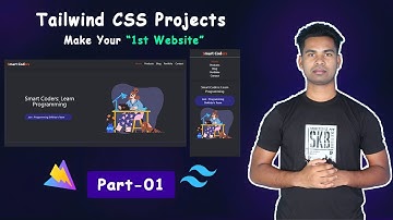 Basic setup for tailwind project-01 How to make a responsive website with tailwind css step by step