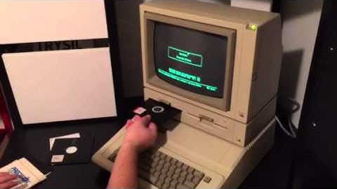Loading AppleWorks on an Apple IIe