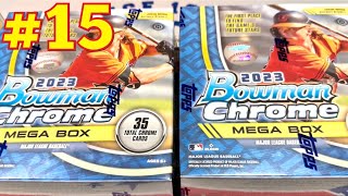 #1 PICK AUTO PULL!  2023 BOWMAN CHROME BASEBALL CARD BOX OPENING!  Top 40 Countdown!