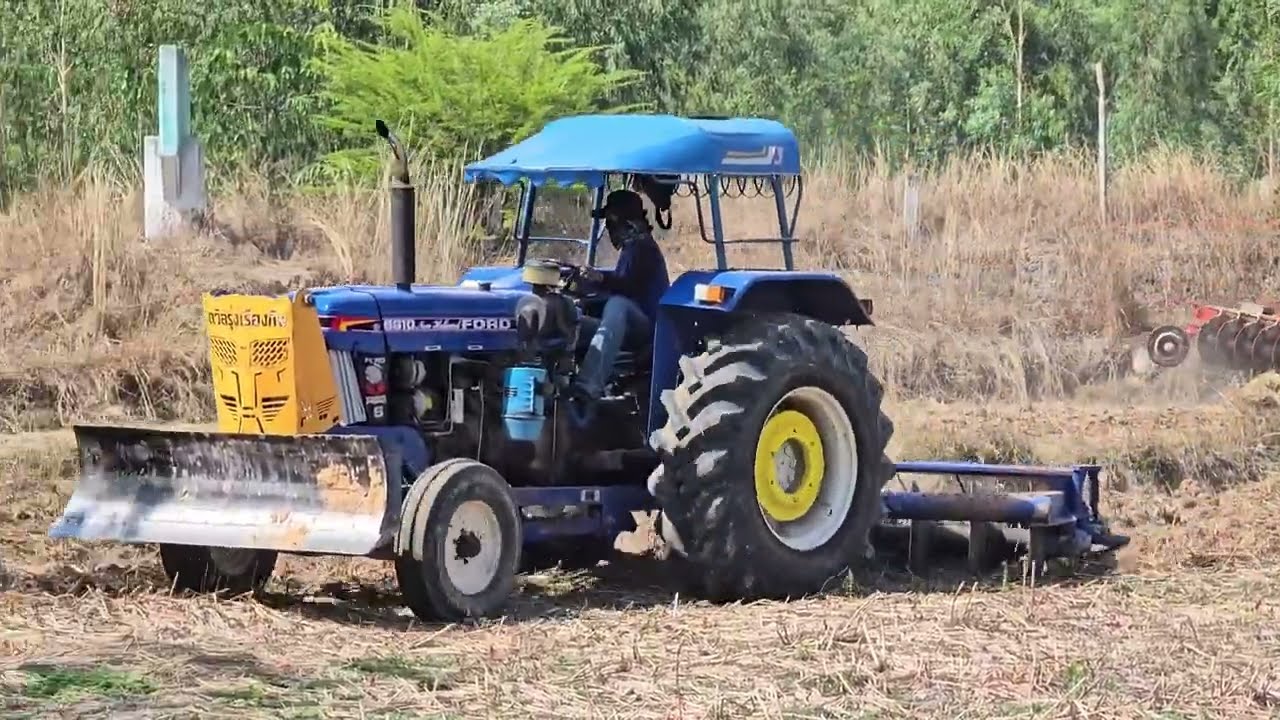 ไวมากๆฟอร์ด6610ไถนารวดเร็วทันใจ แถมประหยัดน้ำมันอัก