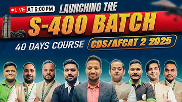 S-400 Batch Launch | Dreamers की नई उड़ान | LIVE 19 July 5PM #dreamerseduhub