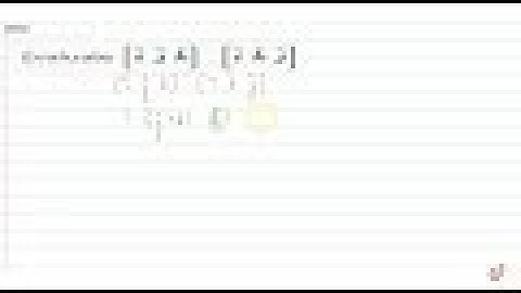 JEE MAINS 2018 Evaluate `[ hat i hat j hat k][ hat i hat k hat j]dot`