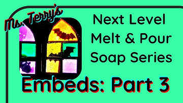 How to make Next Level Melt & Pour Soap Embeds for Halloween Fun! #smallsoapchannel #diyprojects