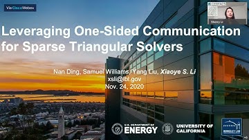 Sherry Li - Sparse Days 2020