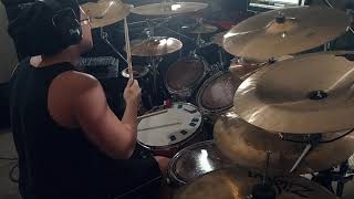 Video thumbnail of "Billy Ray Cyrus - Achy Breaky Heart Drum Cover (FrankTheSmithTV)"