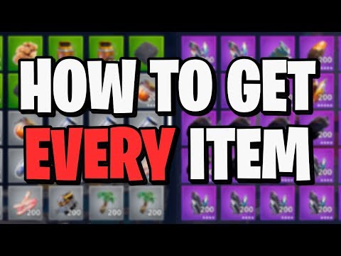 How to Get and Use EVERY ITEM in Fortnite Save the World