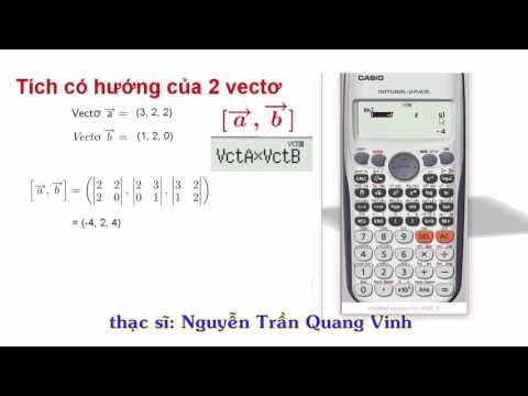 Video Casio - tích có hướng, tích vô hướng, tích hỗn tạp -... - youtube