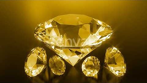 Golden Diamonds | Motion Graphics - Envato elements