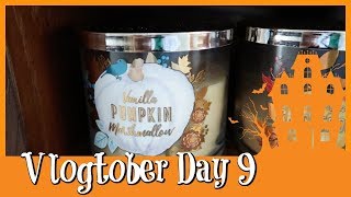 VLOGTOBER 2019 DAY 9 - MY FAVORITE FALL SCENTED CANDLES!