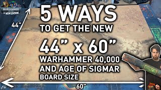 warhammer 40k 9th edition table size