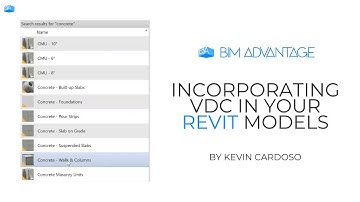 Incorporating VDC into your Revit models