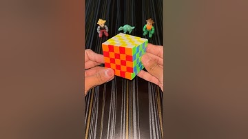 How to make checkerboard pattern in 5x5 Rubik’s cube #shorts