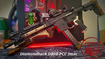 Cover Image for Diamondback DB9R 9mm PCC AR9 500 round review - Glock magazine friendly AR9 | Holosun HS510C -Magpul