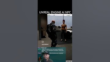Unreal Engine 5.2 AI NPC Demo #shorts #unrealengine5 #gaming